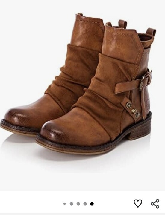 Rieker Shoes - RIEKER Women's ankle boots Side Zip brown Antistress Technology EU 40 US 8.5-9